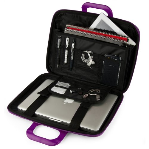 Maletín portátil morado de 12.5 pulgadas para Surface Pro y Laptop miniatura 5