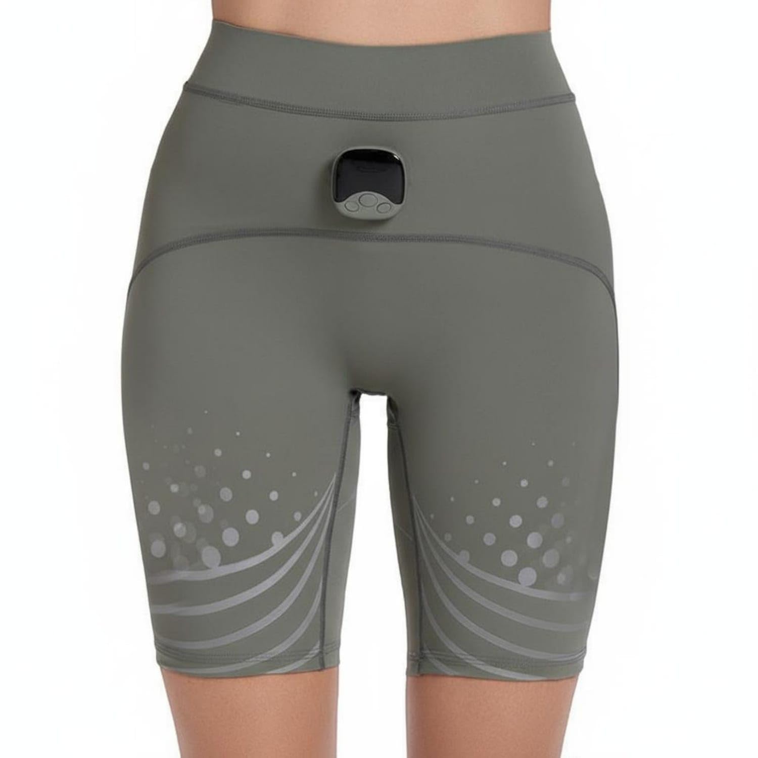 MYADDICTION Wearable Design EMS Hip Toner Shorts Lightweight & Comfortable Body Shaper Rechargeable Fitness Gear LCD Display for Women, Men, Home Workout, Gym, Gray, English-picture-32