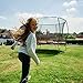 HUDORA Trampolin Fantastic in versch. Größen - Gartentrampolin mit Sicherheitsnetz - Sporttrampolin für bis zu 100kg - Familien-Trampolin mit extra breiter Randabdeckung für Kinder & Erwachsene