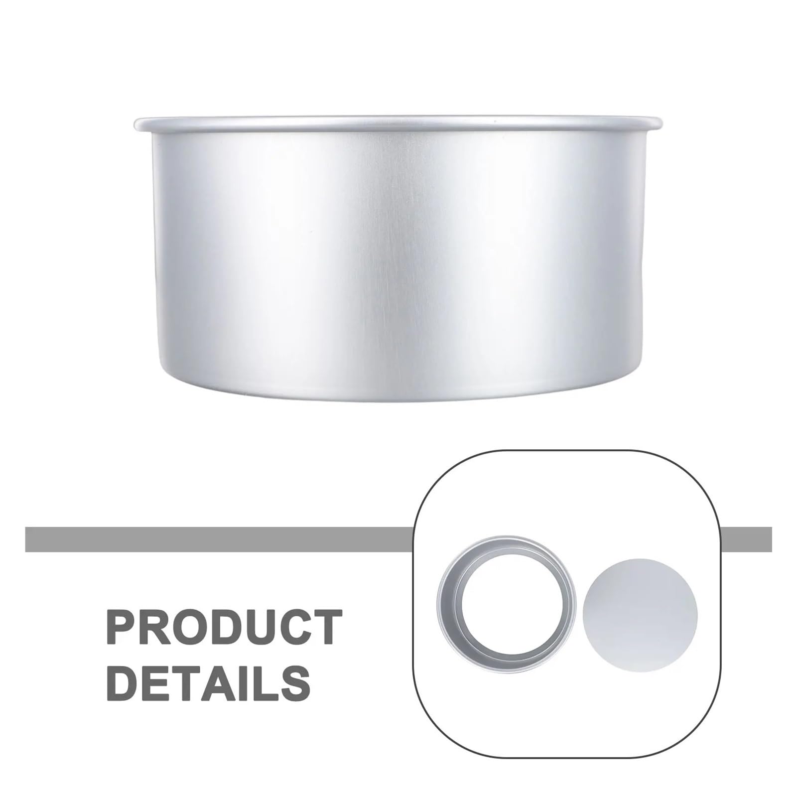Molde for pasteles hueco redondo, no de 8 pulgadas, Compatible con hornear y