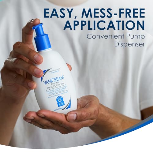 Stop the Tightness: 15 Best Face Wash for Sensitive Skin and Dry Skin After 50 (Tested & Approved) 5 Vanicream Gentle Facial Cleanser with Pump Dispenser - 8 fl oz - Formulated Without Common Irritants for Those with Sensitive Skin