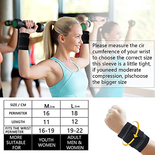 SUPRBIRD Bandes de Poignets Musculation, Protèges Poignets Bande Poignet Wrist Wraps pour Fitness, Calisthenics, Bodybuilding, Musculation,Street Workout Femme et Homme- 1 Paire (L)