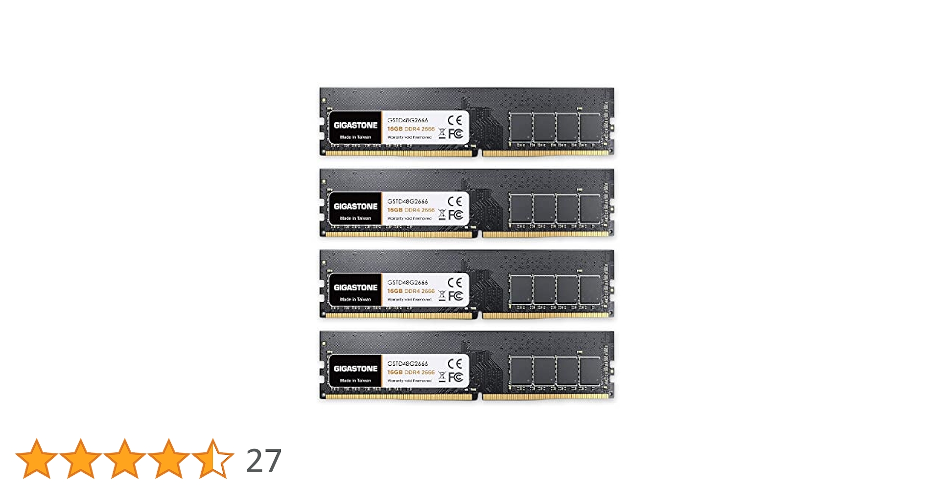 Amazon.co.jp: 【メモリ DDR4】GIGASTONE 16GBx4枚 (64GB Kit