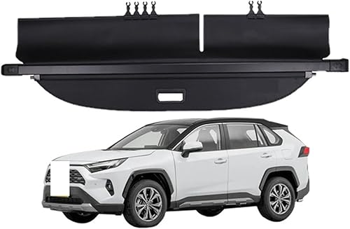 Miniatura 2 de Compatible with Toyota RAV4 2014-2019 Trunk Privacy Screen Retractable Cargo Cover Luggage Shield(14-19 Canvas)