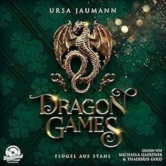 Diseño de la portada del título Dragon Games - Fl&uuml;gel aus Stahl