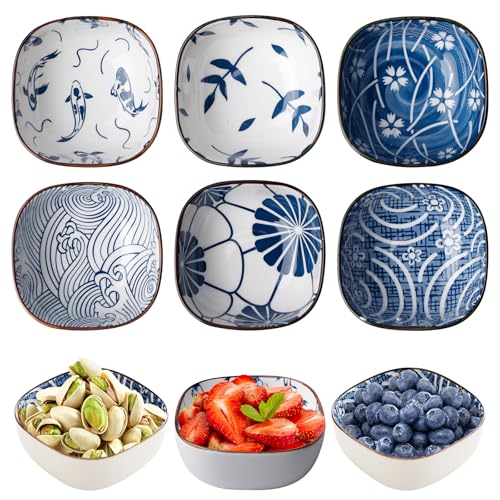 6er Set Keramik Dipschalen, Dessertschalen Keramik Dipschalen, Dip...