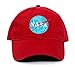 NASA Tomorrowland Embroidered Unisex adult one-size Dad Hat Cap Red