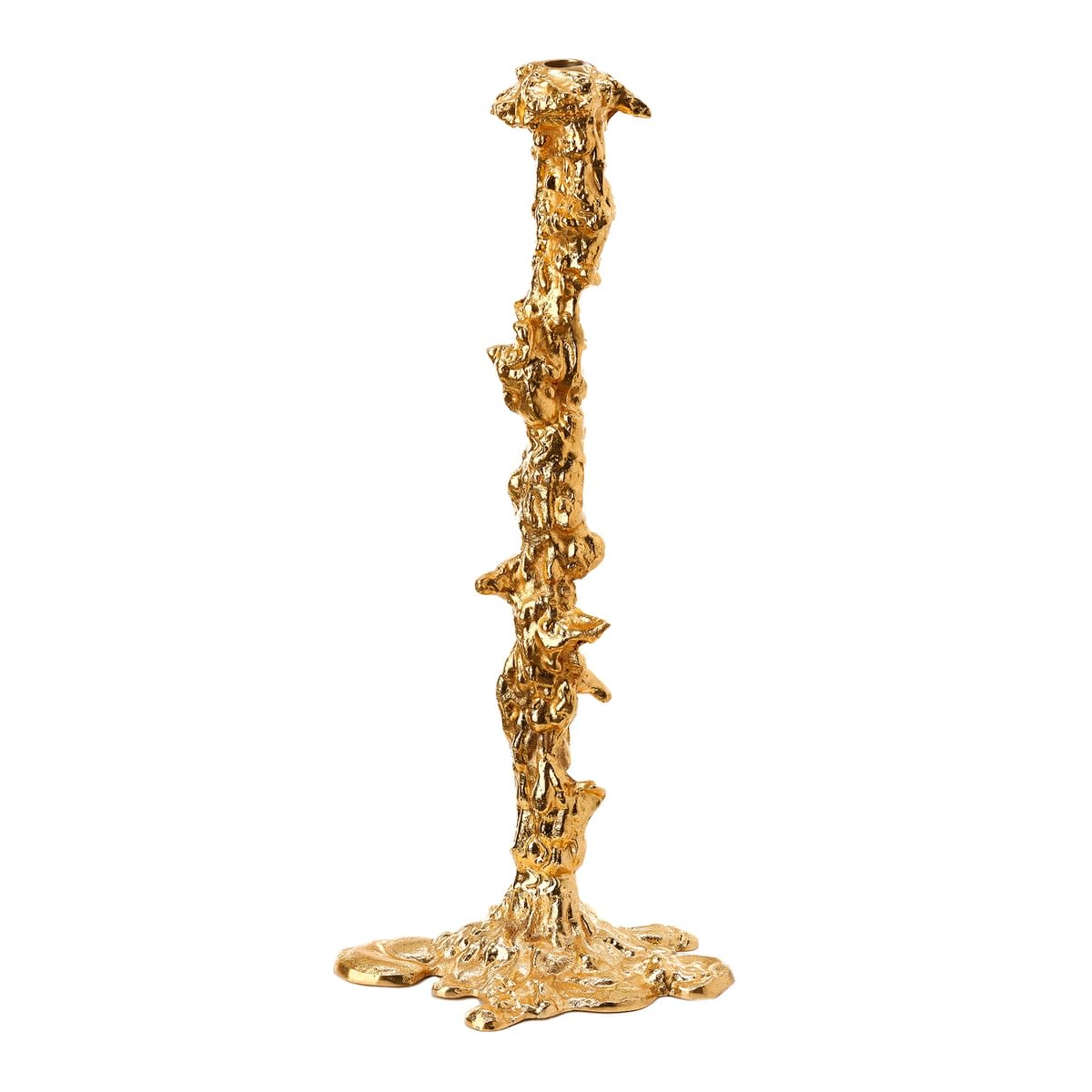 POLSPOTTEN 'drip' Candle Holder, Extra Large, Gold -  Candlelight And Scents Gold Uni