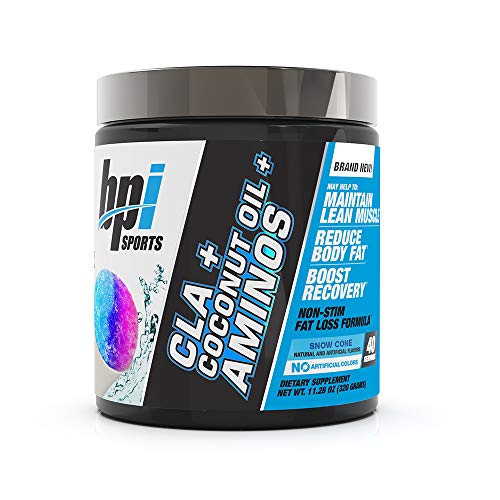 BPI Health CLA + Coconut Oil + Aminos, Non Stimulant Fat Loss Supplement