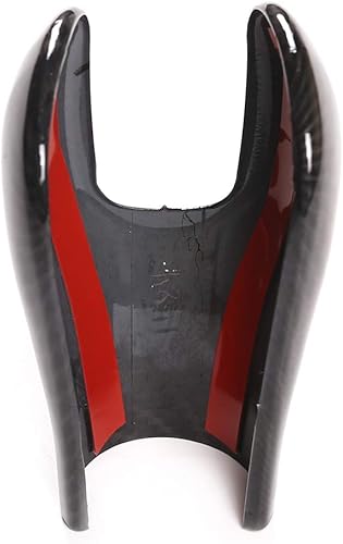 Miniatura 9 de CHEYA Perilla de palanca de cambios para consola central de automóvil ABS, cubierta decorativa de fibra de carbono ABS para BMW Serie 5 E60