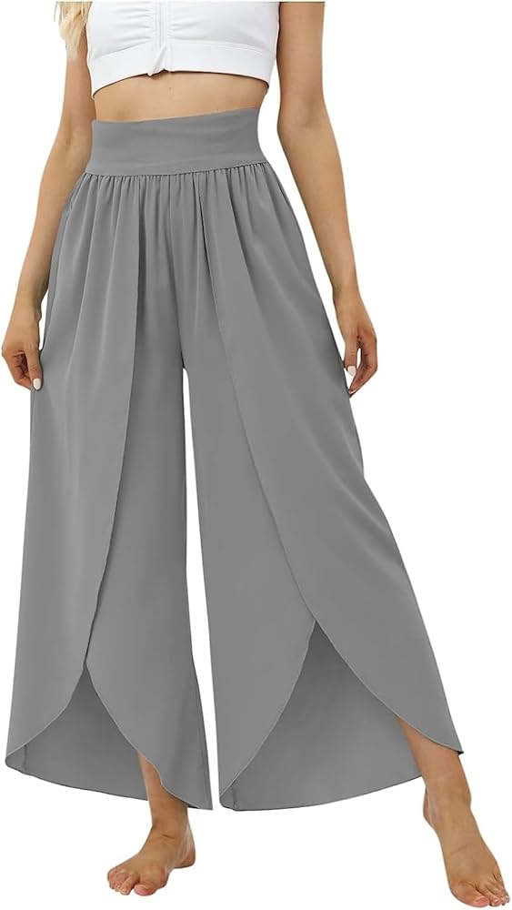 ヨガパンツ ストレッチチノ・グルカ風ワイドパンツ/40代50代からの