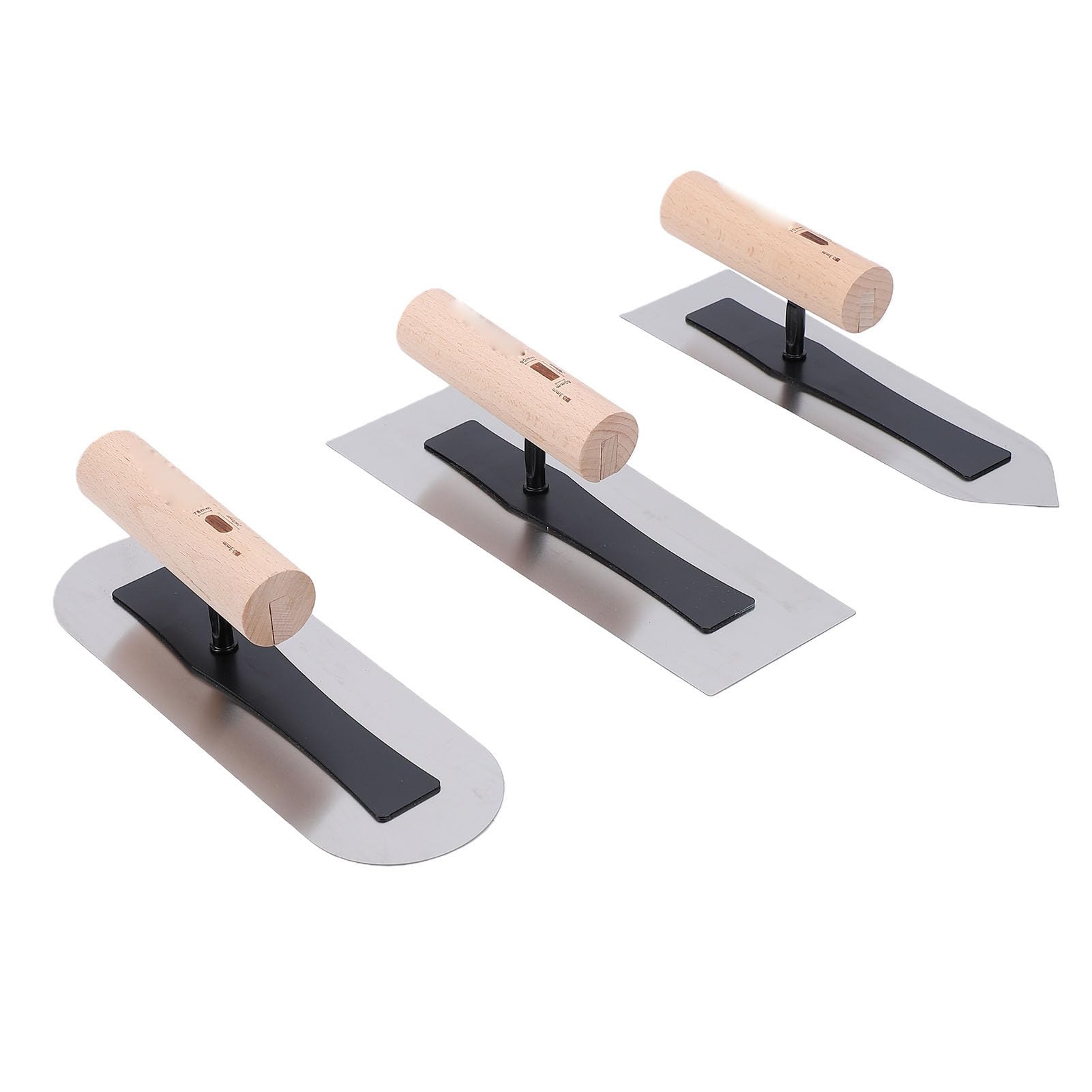 Tangxi Kit di Frattazzo per Finitura Artistica di Pareti con Lame in Acciaio Inossidabile Lucidato per Progetti di Muratura