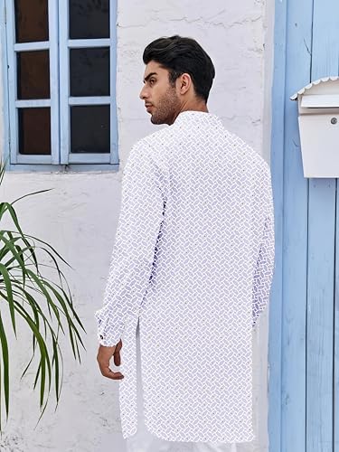 Image of BE ACTIVE Cotton Kurta for Men | Traditional and Classy Design | Indian Kurta | Full Sleeve Kurta