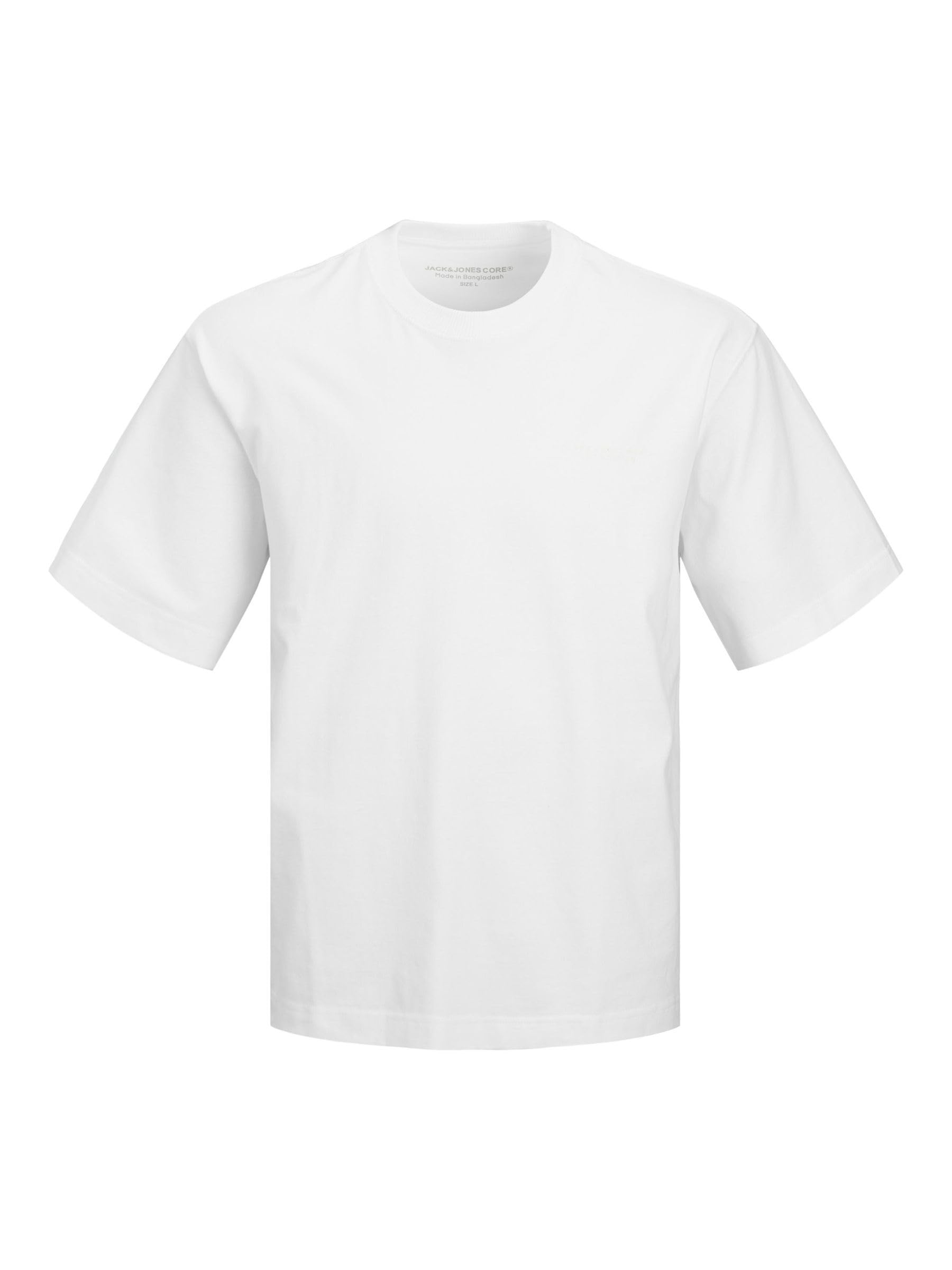 JACK & JONES Jcointerlude Easter Tee SS Crew Neck, Bright White, XL