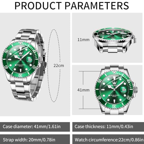 OLEVS Women Watches Automatic Classic Diamond Ladies Gold Stainless Steel Self-Winding Wrist Watch with Date Two Tone