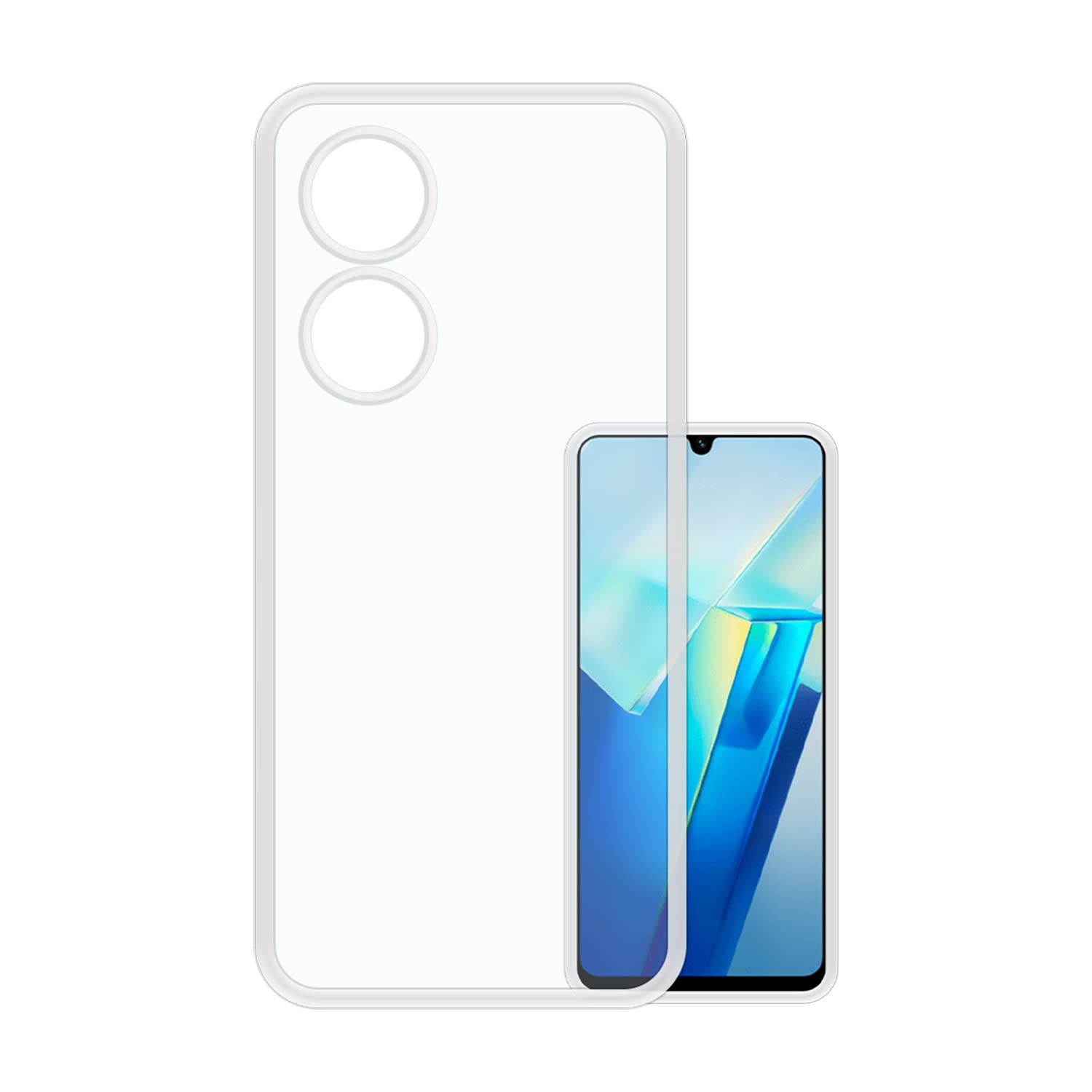 VIDO Transparent Back Case Cover for Vivo T2 5G (Soft & Flexible & Camera Protection Back Case) (B0C2PX2Z4J) Amazon Price History, Amazon Price Tracker