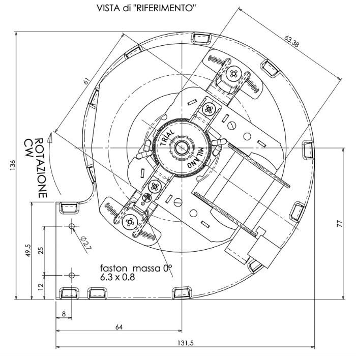 San Marco Ventilatore tangenziale stufa a pellet (66, Watt)