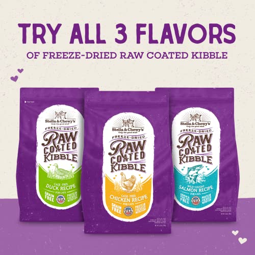 Stella & Chewy's Raw Coated Cat Food - High Protein, Grain-Free Kibble with Cage-Free Duck - Premium Digestive Support with Probiotics - Natural Small Kibble - Perfect For Picky Eaters - 2.5 lb Bag - image 8