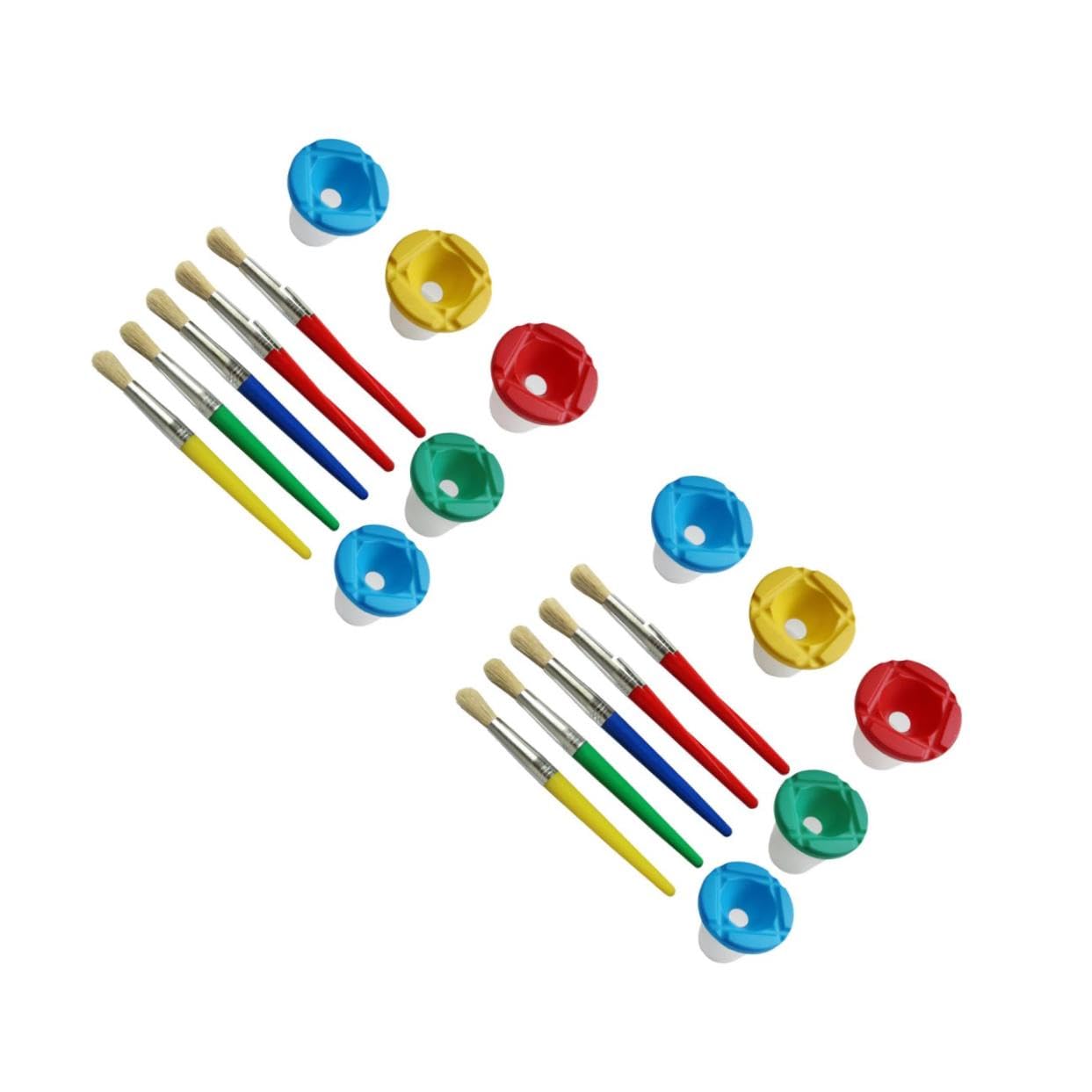 10sätze DIY Pigmentfarbe Für Auslaufsichere Malbecher Und Pinsel Farbwechselbare Tassen Für Kreatives Zeichnen Für Kunstprojekte Und Bastelarbeiten Zufällige Farben