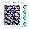 Joiedomi Glow in The Dark Blanket Dinosaur Toys for Kids 3-5 Dinosaur Gifts Toys for Age 2 3 4 5 6 7 8 9 10 11 12 Year Old, Soft Cozy Flannel Kids Throw Blanket, Birthday 40"×60" #1