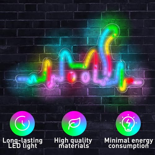 Image of RGB Cat Neon Sign, Kitty LED Neon Light with 10 Colors, Scrolling Color Changing & 4 Flashing Modes, USB Powered Neon Wall Decor for Bedroom, Gamer Room, Girls, Teens, Cat Lover Gifts(17.72 x 9.45 inch)