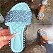 UULIKE Tongs Sandales Plates Femme été,Bout Ouvert Strass Elegant Confort Chaussures Pantoufles Mode Sandale Antidérapantes Plates avec Strass Paillettes pour l'été Chaussons Pas Cher de Plage