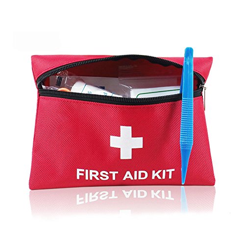 Yoczox Mini kit de primeros auxilios, 68 piezas, kit de primeros auxilios, portátil, kit de supervivencia de emergencia para el hogar, vehículo, viajes, oficina, lugar de trabajo