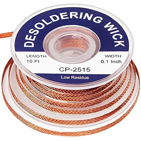 Lesnow Solder Wick Braid with Flux Cover