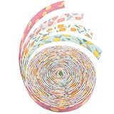 COHEALI 4 Rollos Correas De Doble Cara Limón Cinta De Limon Bricolaje Cintas Para Manualidades Cinta Alambrada Para Coronas Maravilloso Envolver Cintas Cinta De Tela Cinta Presente Algodón