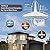 Upgraded Version - ANTOP AT-415B 720° UFO Dual Omni-Directional Outdoor HDTV Antenna with Exclusive Smartpass Amplifier &4G LTE Filter, Fit for Outdoor/RV/Attic Use(33ft Coaxial Cable,4K UHD Ready)