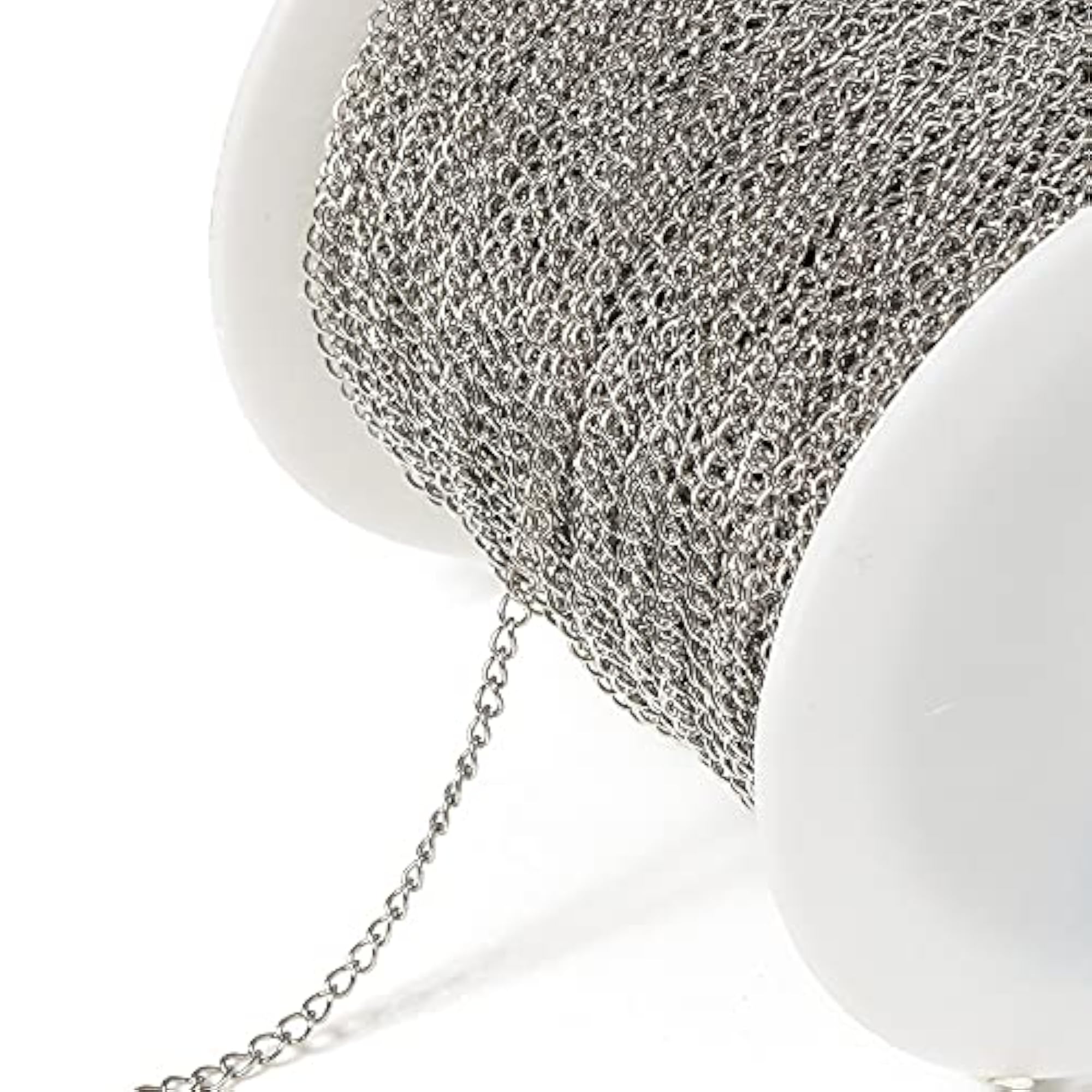 Jewelry Making DIY Kit - 4mm Link Chain 5m with Jump Rings