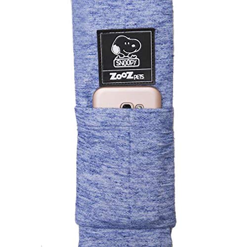 Bolsa Sling Zooz Pets Snoopy Jumping Azul Royal