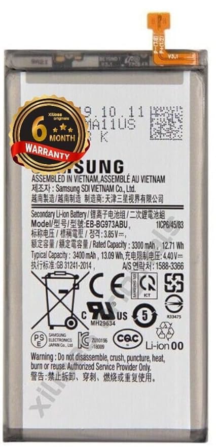 Image of EB-BG973ABU Battery for Samsung S10 G973F G973U G973W G973U1 G9730 Battery with 6 Month Warranty****** (O142)