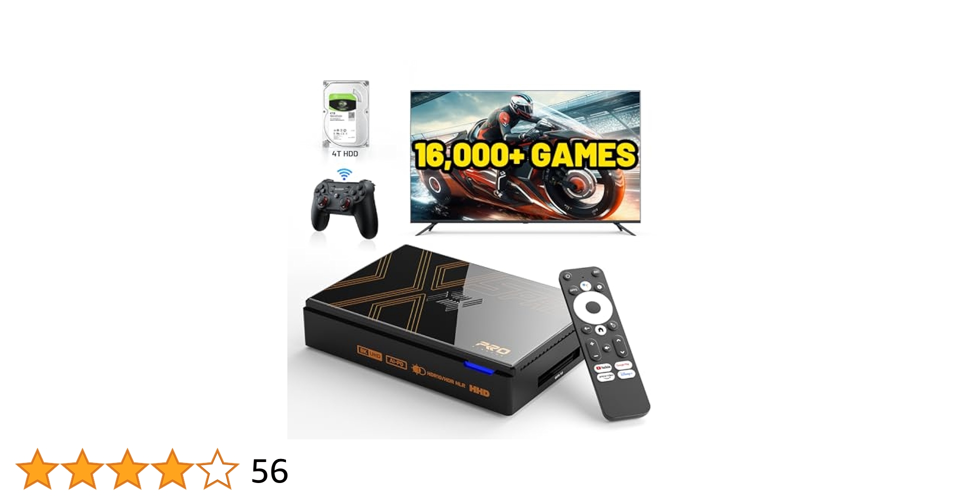 Kinhank Super Console X5 PRO Retro Gaming Console with 16000