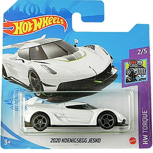 Hot Wheels 2020 Koenigsegg Jesko HW Torque 2/5 (086/250) 2021 Short Card Blanco