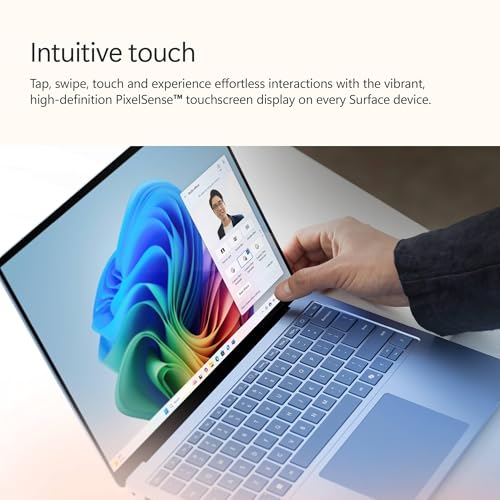 Image of Microsoft Surface Laptop 7 AI Copilot + PC for Business (13.8 inch 2K+ Touchscreen, Snapdragon X Elite (> Intel i7-1355U), 16GB RAM, 2TB SSD) 20-Hr Battery Life, Backlit KB, IST HUB, Win 11 Pro, Sapphire