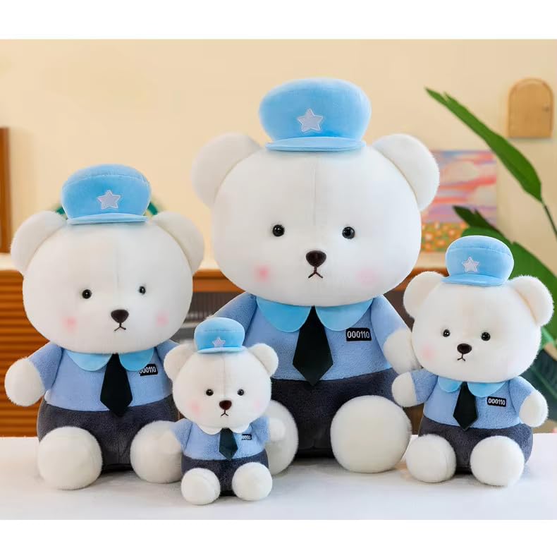 Image of Babique Petrol Teddy Bear Stuffed Plush Animal | Super Soft Toy | for Kids Birthday Gifts, Baby, Kids, Boys /Girls and Women-Blue (25 cm)