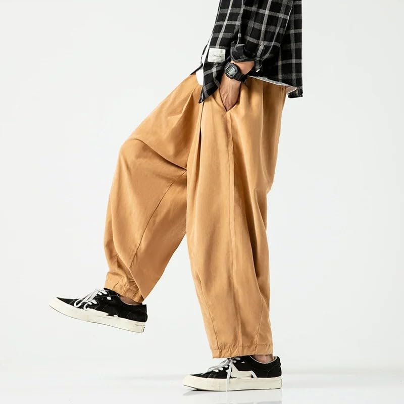 Men Loose Pants Wide Leg Pants Trousers Male Baggy Jogging Sweatpants Casual Streetwear Vintage Cargo Pants3