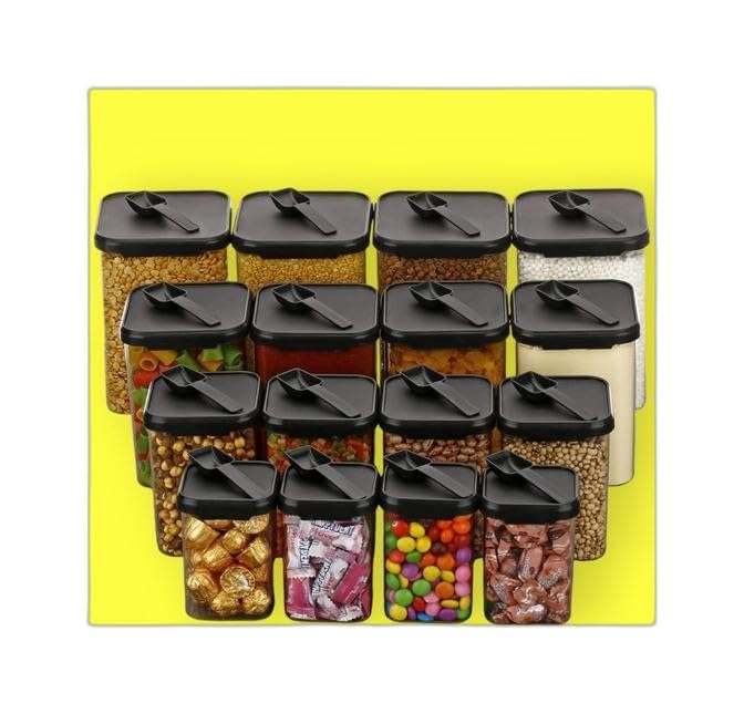 Airtight Container for Kitchen Storage Set, BPA Free Plastic for Kitchen Accessories Items Material Pantry Organization Set o|Design – 1127 Food Storage Containers