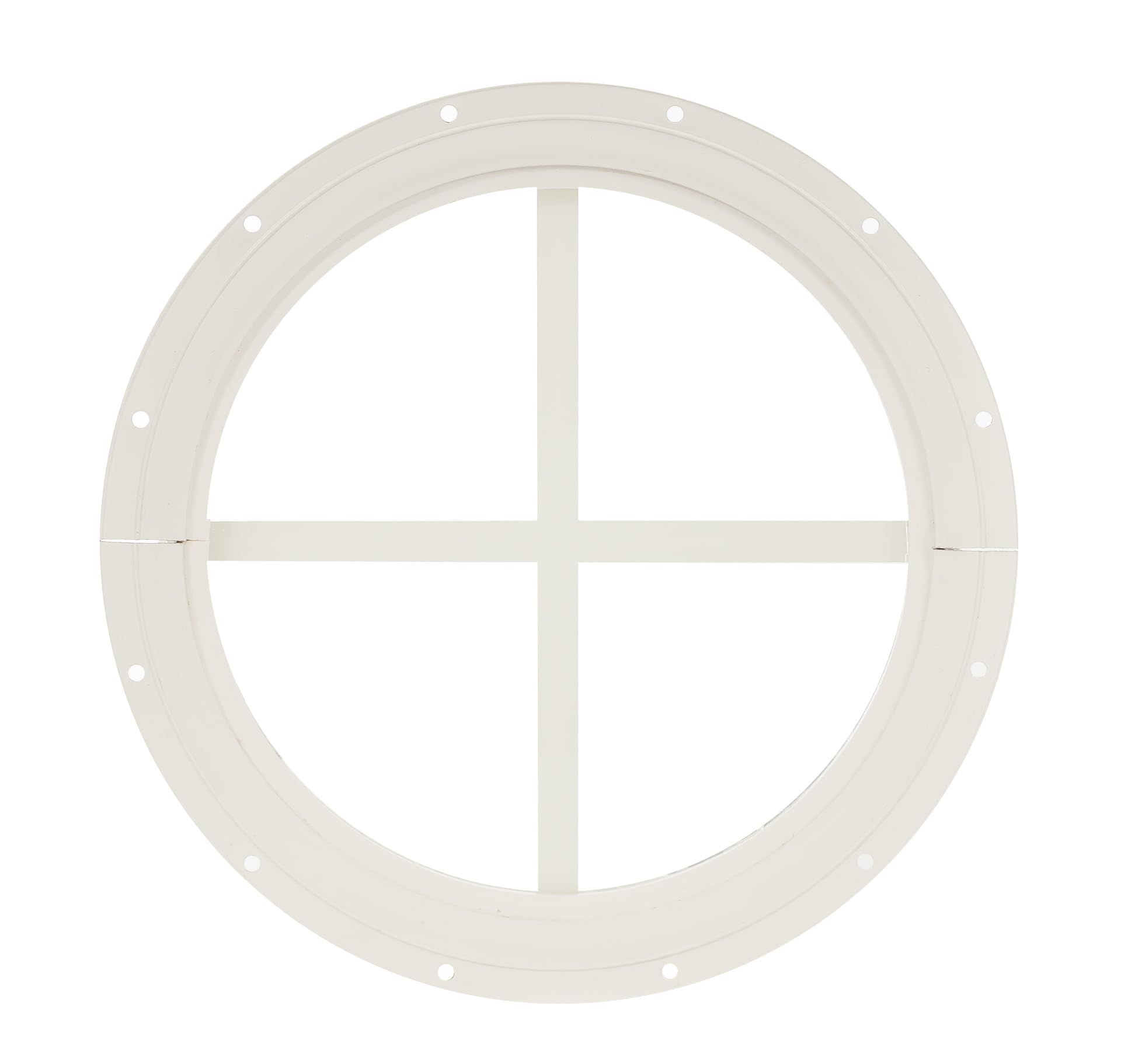 shed window 1034 round gable flush mount white tempered glass for sheds playhouses and chicken coops 1 pk wr10w-bx1