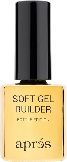 APRÉS Soft Gel Builder in a Bottle, Self-Leveling Soak-Off Gel-X Nail Extension Thickening Strengthener