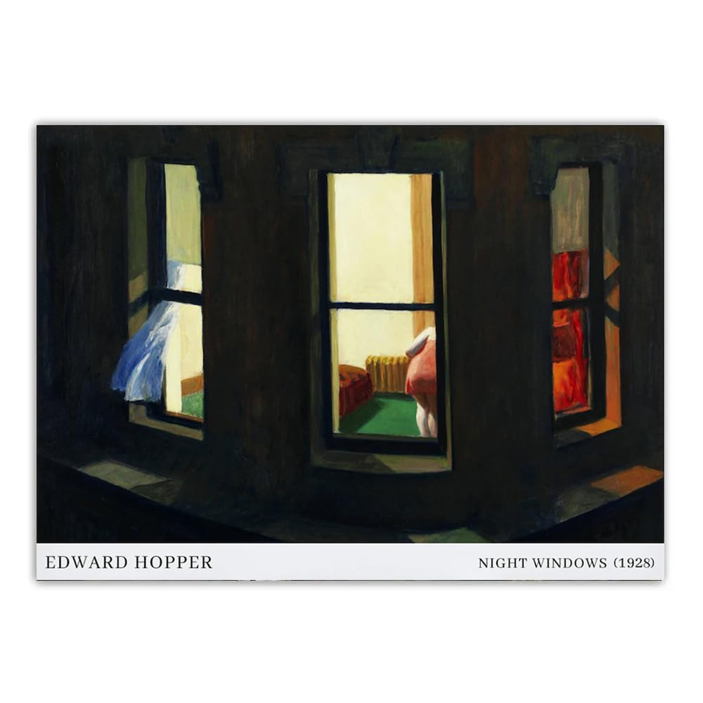 Peinture sur toile Edward Hopper art mural élégant pour sublimer le décor du salon