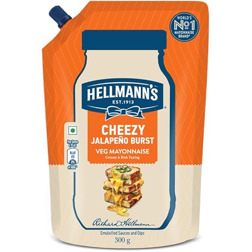 HELLMANNS Cheezy Jalapeno Mayo 300g