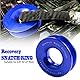 TOTMOX Auto Winde Seil Zug Snap Ring, 41000lbs Bruchkraft Traktion Seil Snap Ring Block, rot/schwarz/blau