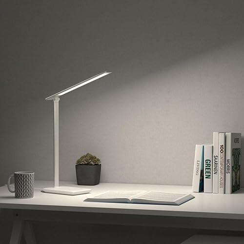 Miniatura 2 de Lámpara de escritorio LED regulable, lámpara de lectura con puerto de carga USB, 5 modos de iluminación, control sensible, temporizador de apagado