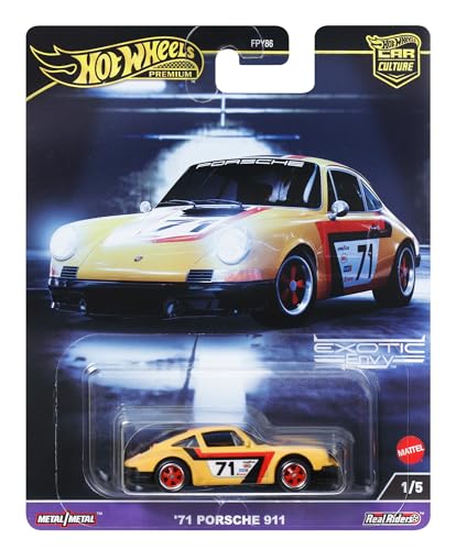 Hot Wheels Porsche 911, Car Culture Véhicules Circuit Legend pour enfants à partir de 3 ans et les adultes fans et collectionneurs, collection premium de véhicules Car Culture à l’échelle 1/64, HKC80 Hot Wheels Porsche 911, Car Culture Véhicules Circuit Legend pour enfants à partir de 3 ans et les adultes fans et collectionneurs, collection premium de véhicules Car Culture à l’échelle 1/64, HKC80