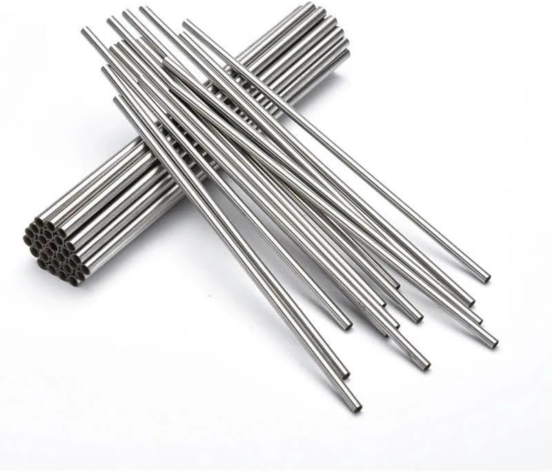 1pc 316L Stainless Steel Capillary Tubing 50cm Long Thin Wall Hollow Pipe Corrosion Resistant Instrument Tube OD 1 2 3 4 5 6 7 8 9 10(1.8x1.4x0.2mm)