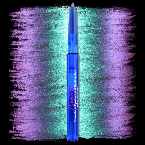 SUSIKEKI Chameleon Metallic Eyeshadow & Eyeliner Gel Pencil – Multichrome Shifting Colors Glitter...
