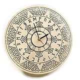 ShareArt Celtic Symbols Silent Wood Wall Clock - Original Home Office Living Room Bedroom Kitchen De