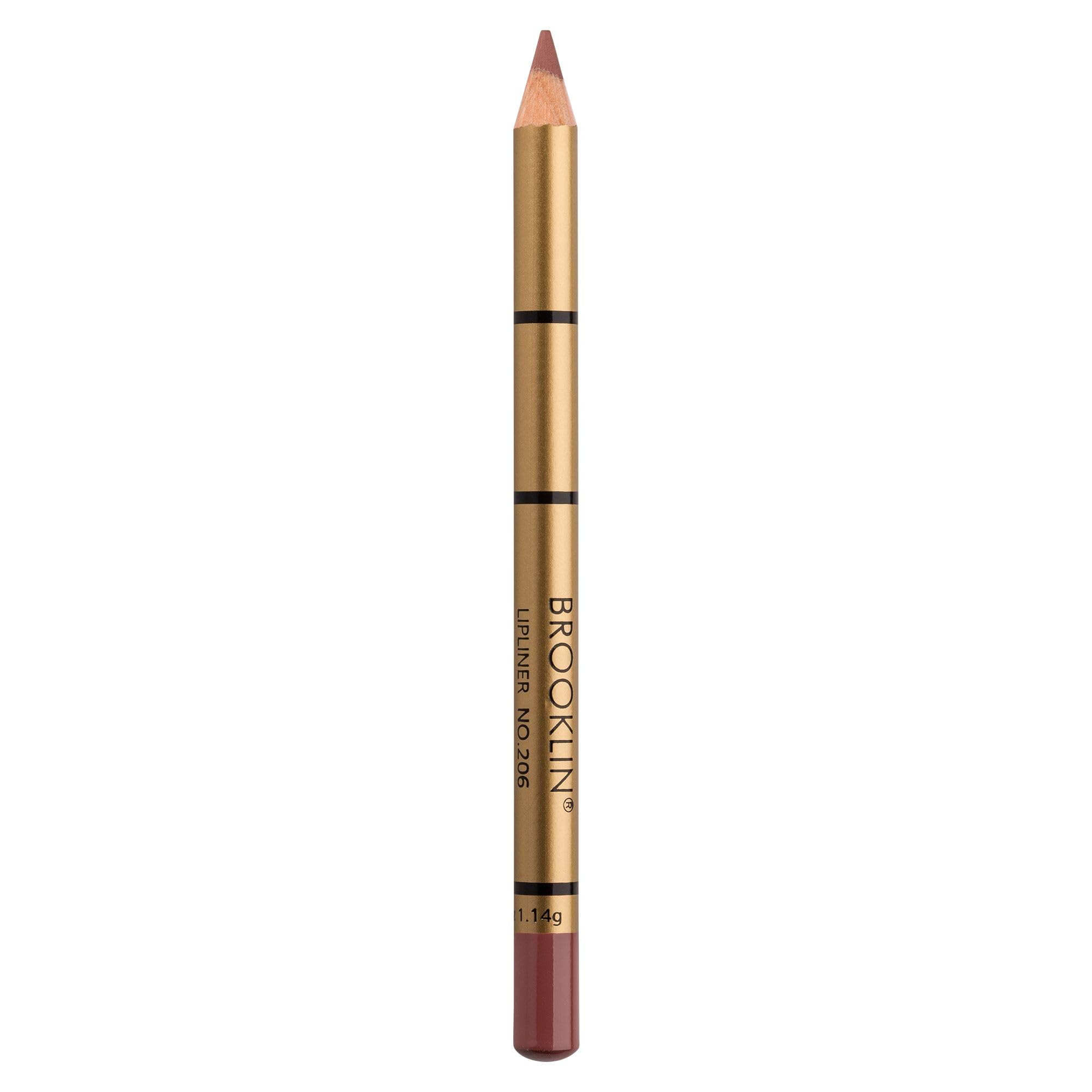 IMPALA | Brooklin Waterproof Lipliner Color Pink Brown 206 | Permanent lip profiler | Water resistant lipstick | Long-term lipliner